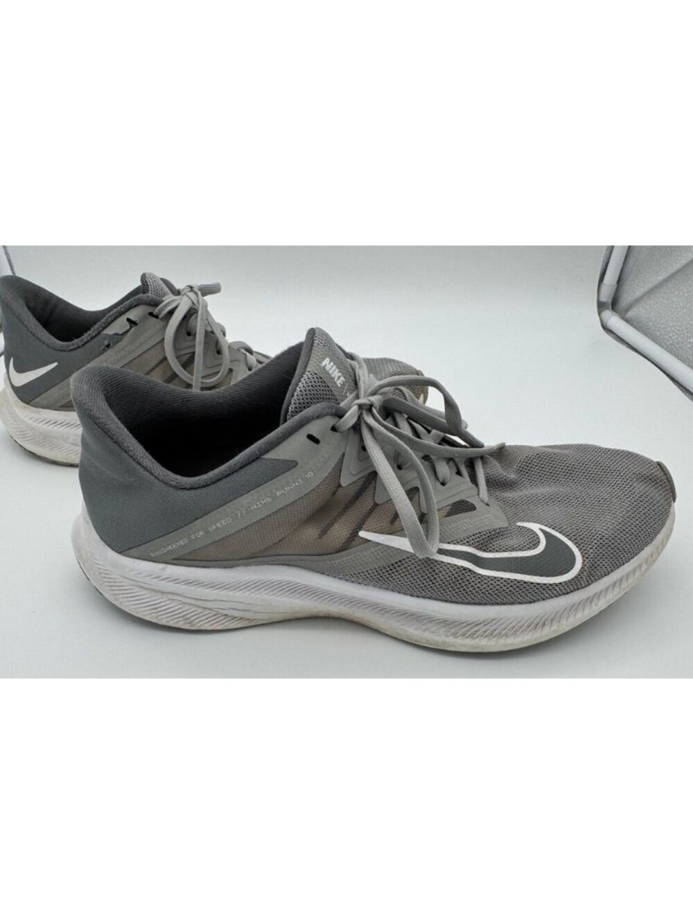 Nike Quest 3 Running Shoes CD0230-003 Light Smoke Grey Sneakers Men's 9.5 - Picture 2 of 11